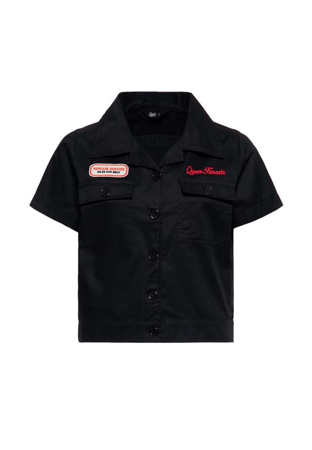 Рубашка блузка с нашивкой сзади redondo beach speed queens Queen Kerosin, черный
Рубашка блузка с нашивкой сзади redondo beach speed queens Queen Kerosin, черный