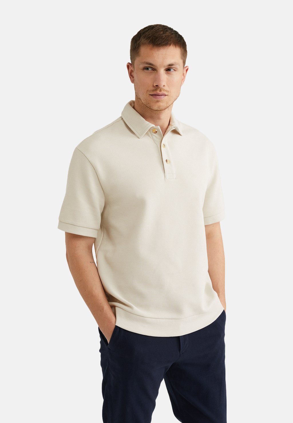 Рубашка поло WE Fashion, бежевый
Рубашка поло WE Fashion, бежевый