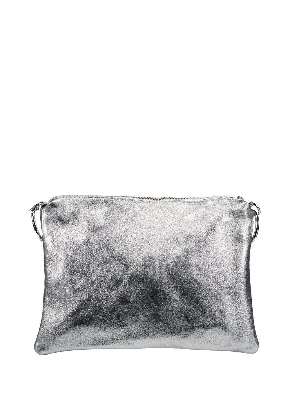 Клатч Hausfelder Manufaktur, серебристый 
Клатч Hausfelder Manufaktur, серебристый