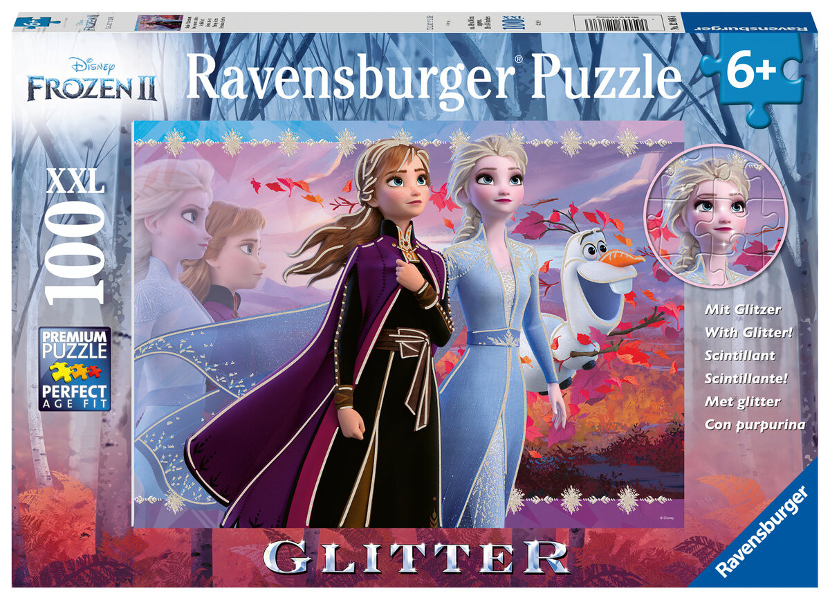 Ravensburger, пазл, детский, XXL, Disney, Frozen II, Strong Sisters, 100 шт.
Ravensburger, пазл, детский, XXL, Disney, Frozen II, Strong Sisters, 100 шт.