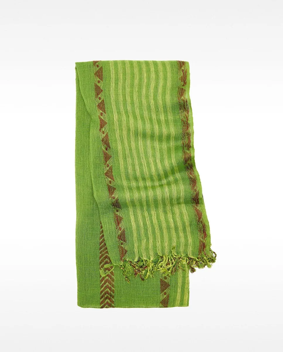 Платок с декоративной строчкой и геометрическим принтом Parfois, зеленый
Платок с декоративной строчкой и геометрическим принтом Parfois, зеленый