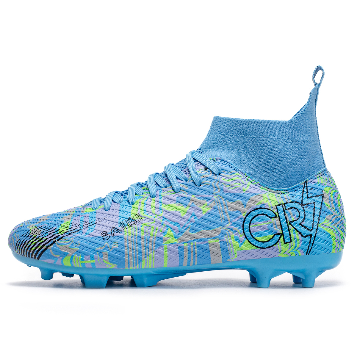 Saibi Мужские футбольные бутсы Mid Top зеленые с тёмным небесно-голубым цветом и длинными шипами, цвет Dark Sky Blue-Long Stud
Saibi Мужские футбольные бутсы Mid Top зеленые с тёмным небесно-голубым цветом и длинными шипами, цвет Dark Sky Blue-Long Stud