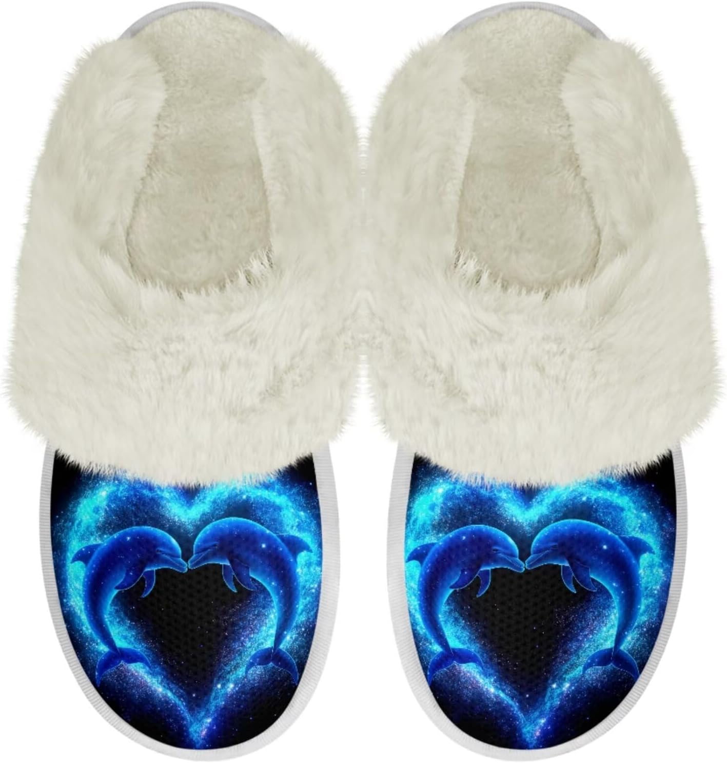 Женские и мужские тапочки с мехом, легкие домашние тапочки с противоскользящей подошвой, повседневная обувь для дома Chririnla, Love Heart Couple Dolphins
Женские и мужские тапочки с мехом, легкие домашние тапочки с противоскользящей подошвой, повседневная обувь для дома Chririnla, Love Heart Couple Dolphins