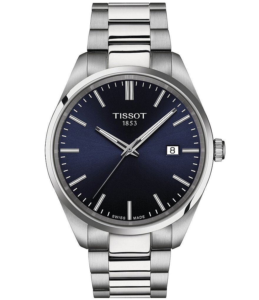 Мужские часы Tissot Classic Collection Pr 100 с синим циферблатом и браслетом из нержавеющей стали, серебро
Мужские часы Tissot Classic Collection Pr 100 с синим циферблатом и браслетом из нержавеющей стали, серебро