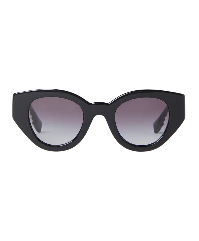 Солнцезащитные очки «кошачий глаз» Burberry, черный 
Солнцезащитные очки «кошачий глаз» Burberry, черный