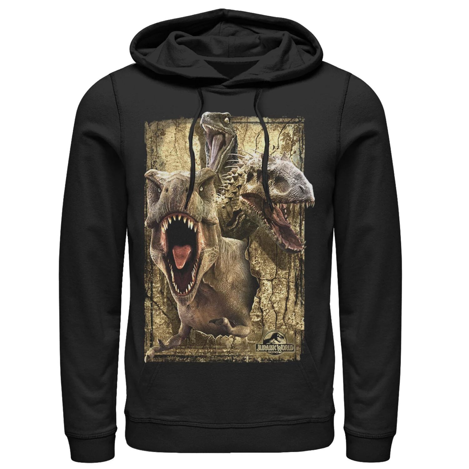 Мужская толстовка с капюшоном T-Rex Indominus Rex & Raptor Jurassic World, черный
Мужская толстовка с капюшоном T-Rex Indominus Rex & Raptor Jurassic World, черный