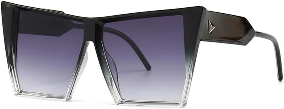 Большие квадратные солнцезащитные очки для женщин в винтажном стиле, мужские солнцезащитные очки с защитой от УФ-излучения UV400, роскошные очки LJTJTAV, Black Grey
Большие квадратные солнцезащитные очки для женщин в винтажном стиле, мужские солнцезащитные очки с защитой от УФ-излучения UV400, роскошные очки LJTJTAV, Black Grey