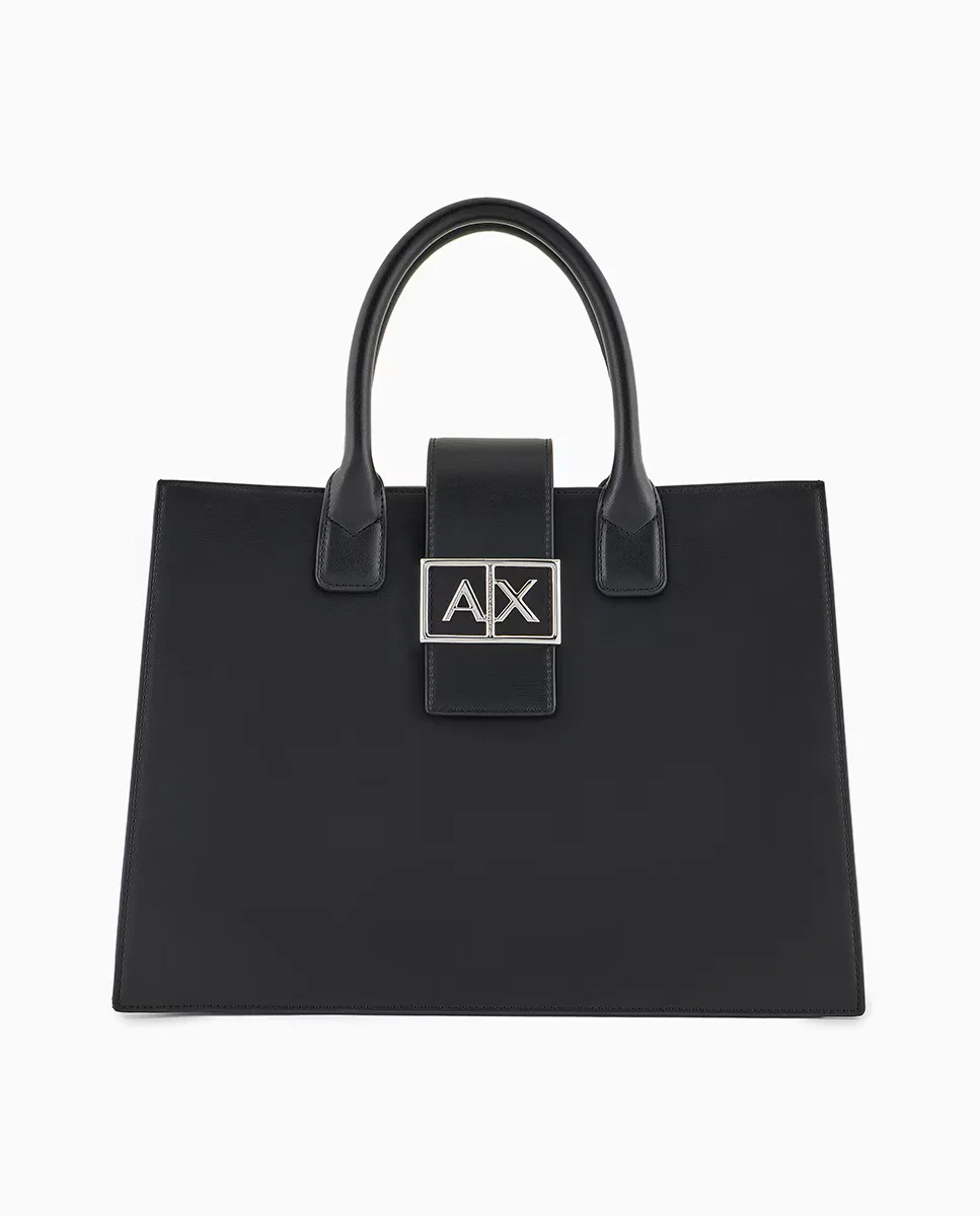 Женская сумка-тоут среднего размера с ручками и плечевым ремнем Armani Exchange, черный
Женская сумка-тоут среднего размера с ручками и плечевым ремнем Armani Exchange, черный