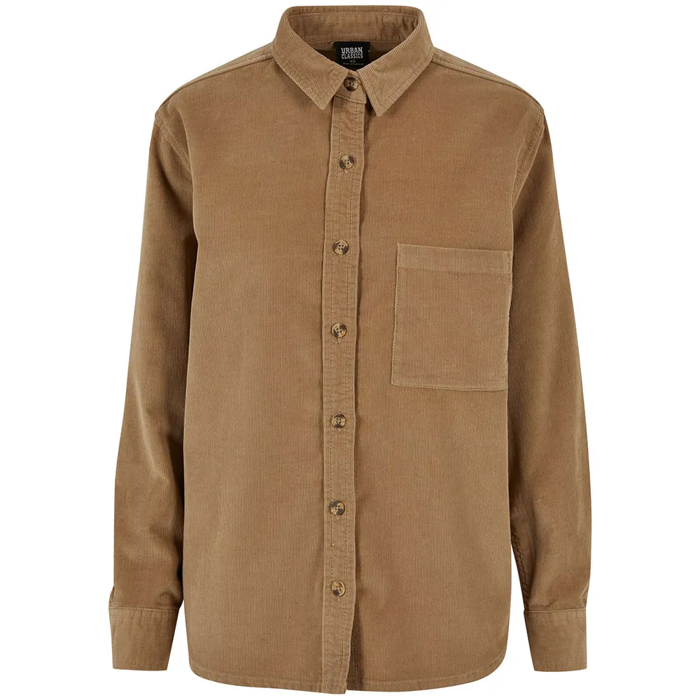 Рубашка с длинным рукавом Urban Classics Corduroy Oversized, коричневый
Рубашка с длинным рукавом Urban Classics Corduroy Oversized, коричневый