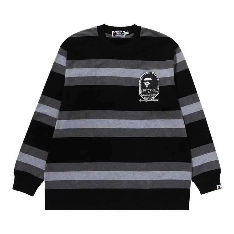 Футболка BAPE Badge Hoop Long-Sleeve Tee, Black
Футболка BAPE Badge Hoop Long-Sleeve Tee, Black