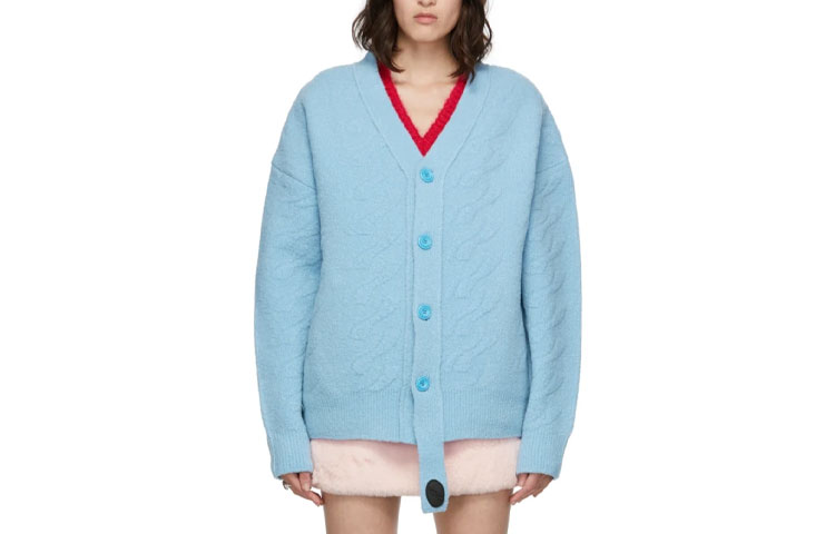 WE11DONE Свитер унисекс синий
WE11DONE Свитер унисекс синий