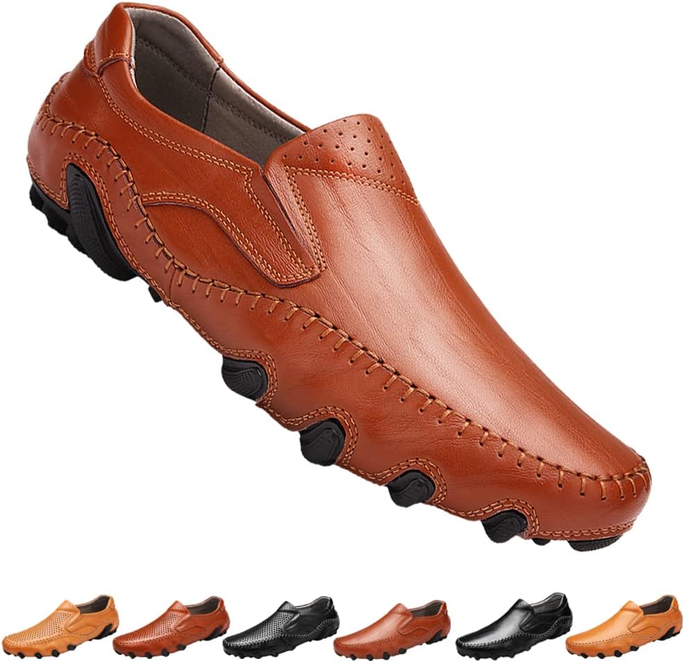 Мужские модные повседневные кожаные сандалии AQIXIDX, деловые сандалии с закрытым носком, дышащие и удобные, обувь для свадеб и вечеринок, Brownb
Мужские модные повседневные кожаные сандалии AQIXIDX, деловые сандалии с закрытым носком, дышащие и удобные, обувь для свадеб и вечеринок, Brownb