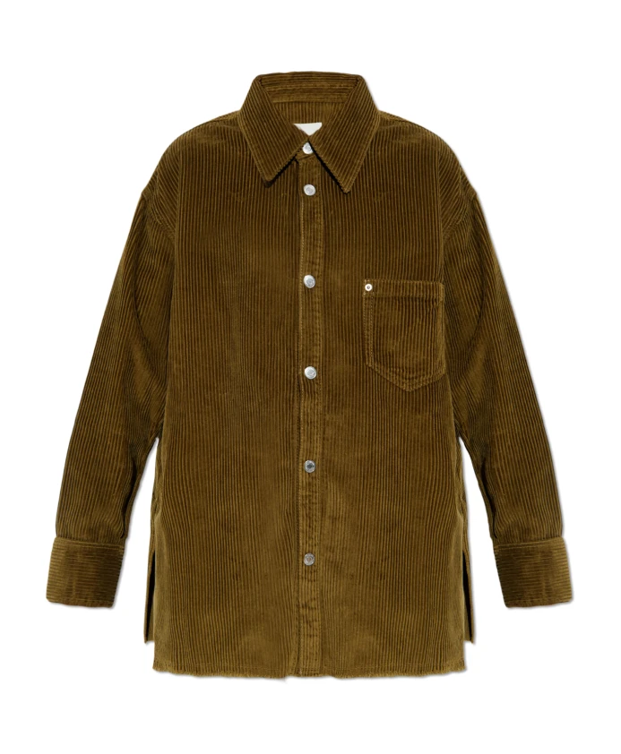 Вельветовая рубашка Ami Paris, зеленый
Вельветовая рубашка Ami Paris, зеленый