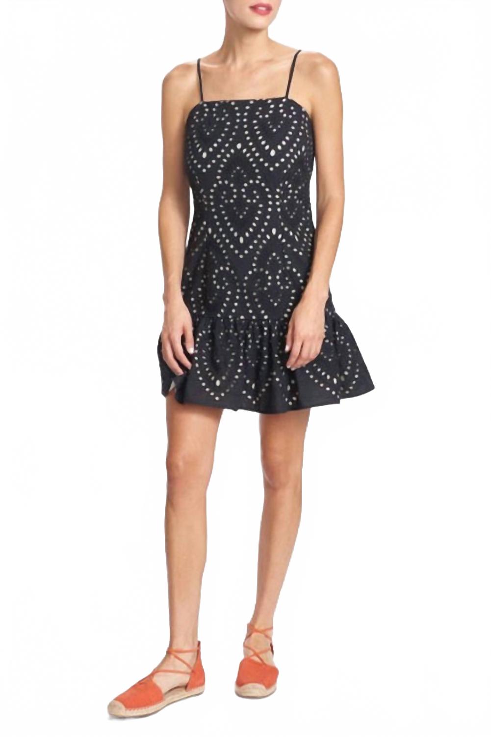 Черное мини-платье на тонких бретелях COREY LYNN CALTER
Черное мини-платье на тонких бретелях COREY LYNN CALTER