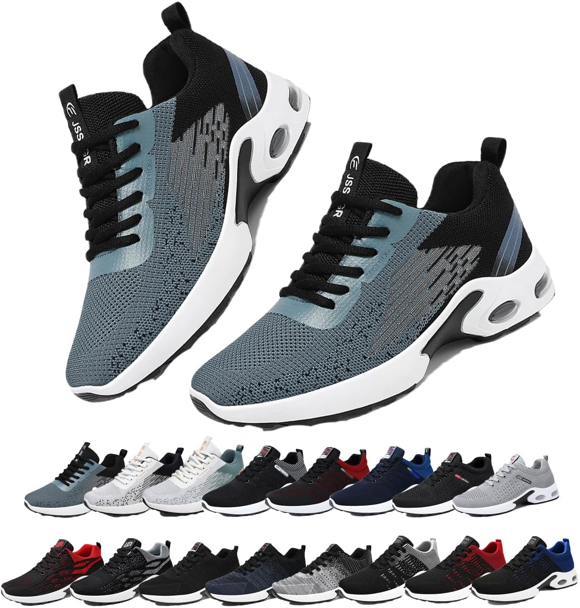 Мужские кроссовки Air с амортизацией для бега, белые с сеткой, ортопедические кроссовки, противоскользящие для активного отдыха на улице Generic
Мужские кроссовки Air с амортизацией для бега, белые с сеткой, ортопедические кроссовки, противоскользящие для активного отдыха на улице Generic