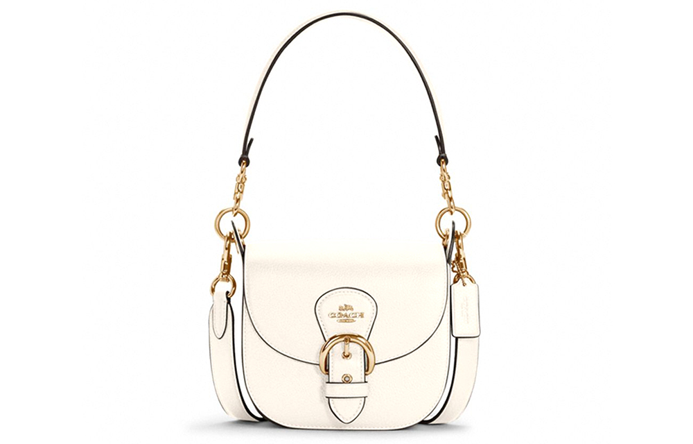 Coach Женская кожаная сумка-седло Kleo, сумка через плечо, сумка на плечо, белая
Coach Женская кожаная сумка-седло Kleo, сумка через плечо, сумка на плечо, белая