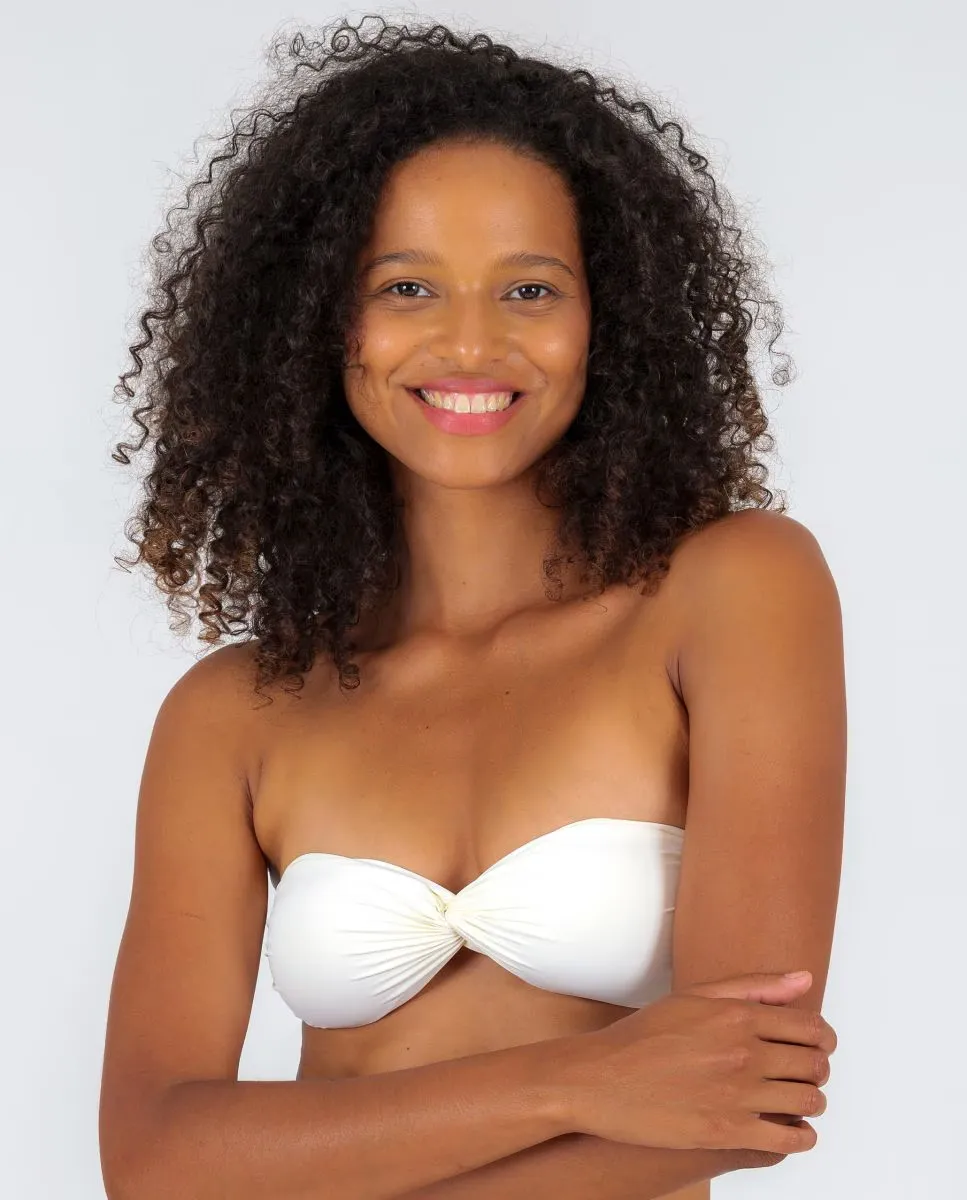 Однотонный лиф бикини бандо с мягкой подкладкой Río de Sol, белый
Однотонный лиф бикини бандо с мягкой подкладкой Río de Sol, белый