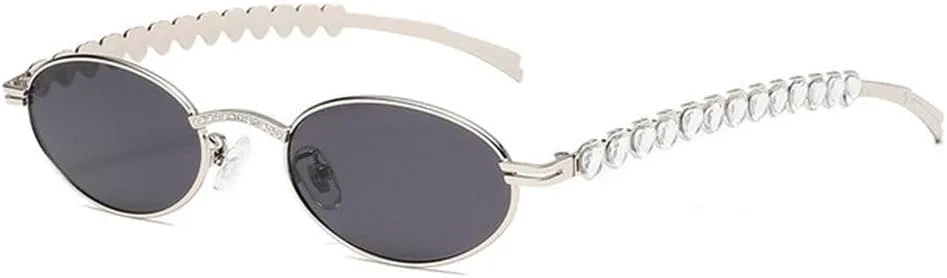 Солнцезащитные очки овальной формы 2027 года, винтажные круглые, для женщин, с кристаллами, стильные черные, для мужчин, с бриллиантами MTZJH, Silvery Grey
Солнцезащитные очки овальной формы 2027 года, винтажные круглые, для женщин, с кристаллами, стильные черные, для мужчин, с бриллиантами MTZJH, Silvery Grey