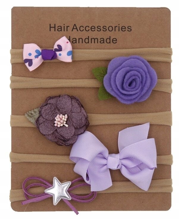 Набор детских повязок на голову для девочек, фиолетовый, 5 шт Edibazzar
Набор детских повязок на голову для девочек, фиолетовый, 5 шт Edibazzar