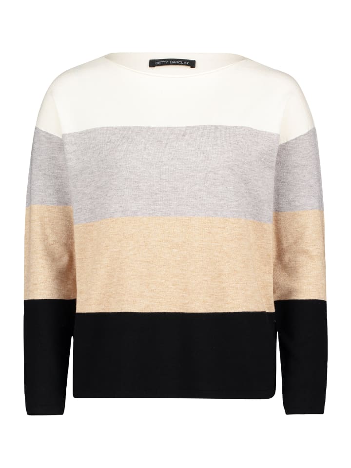 Пуловер Betty Barclay Feinstrickpullover mit Color Blocking, цвет Patch Beige/Black
Пуловер Betty Barclay Feinstrickpullover mit Color Blocking, цвет Patch Beige/Black