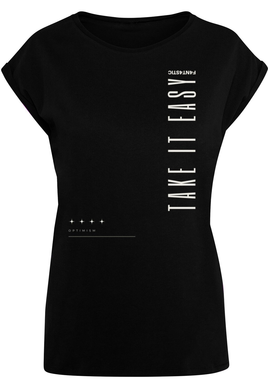 Футболка с принтом TAKE IT EASY F4NT4STIC, черный
Футболка с принтом TAKE IT EASY F4NT4STIC, черный