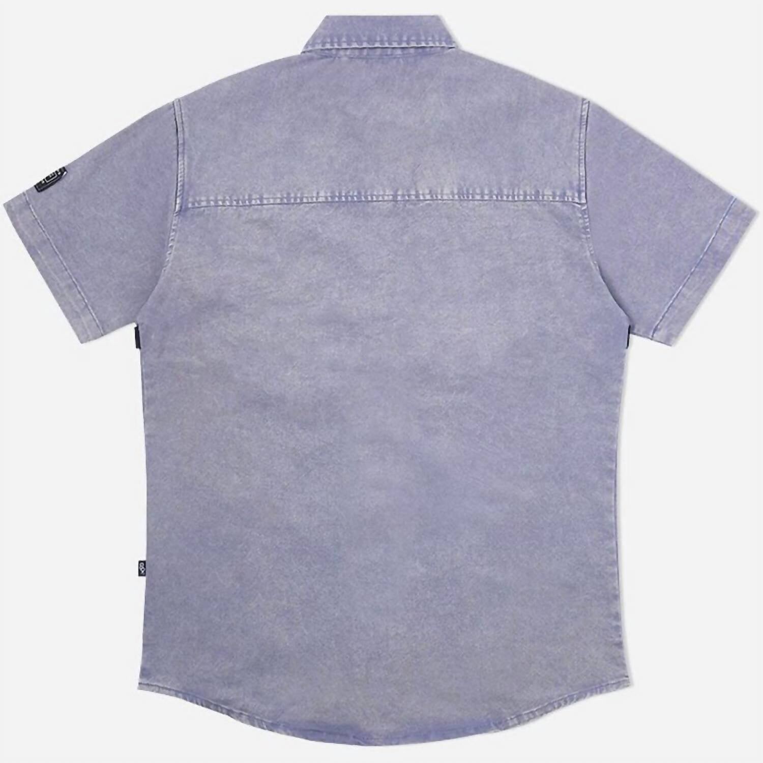 Мужская рубашка на пуговицах винтажного синего цвета 8&9MFG
Мужская рубашка на пуговицах винтажного синего цвета 8&9MFG