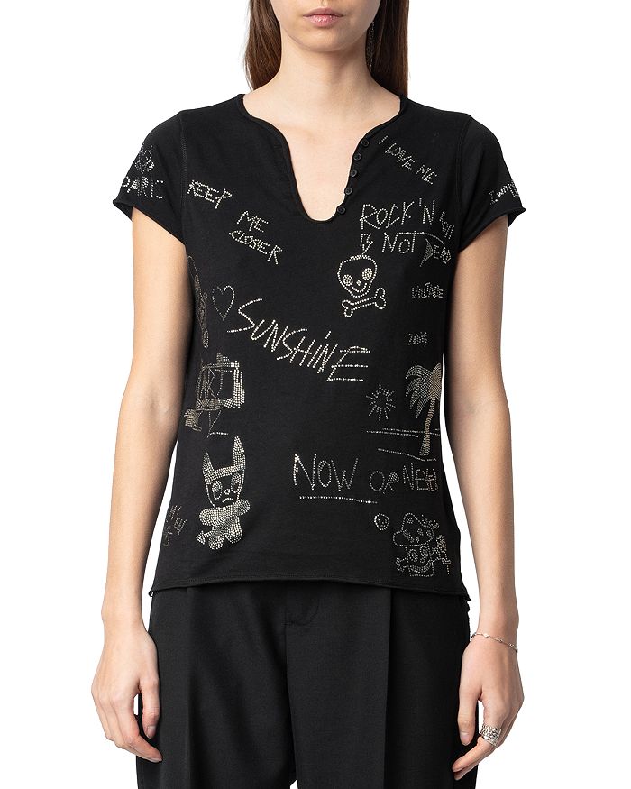 Топ с пайетками Tunisien Zadig & Voltaire, черный
Топ с пайетками Tunisien Zadig & Voltaire, черный