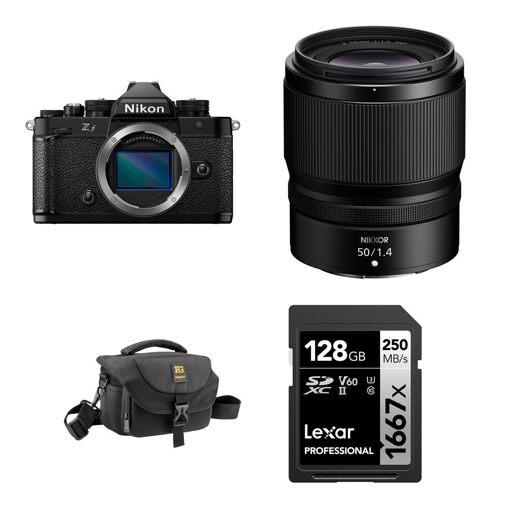 Беззеркальная камера Nikon Zf Mirrorless Camera with 50mm f/1.4 Lens and Basic Bundle
Беззеркальная камера Nikon Zf Mirrorless Camera with 50mm f/1.4 Lens and Basic Bundle