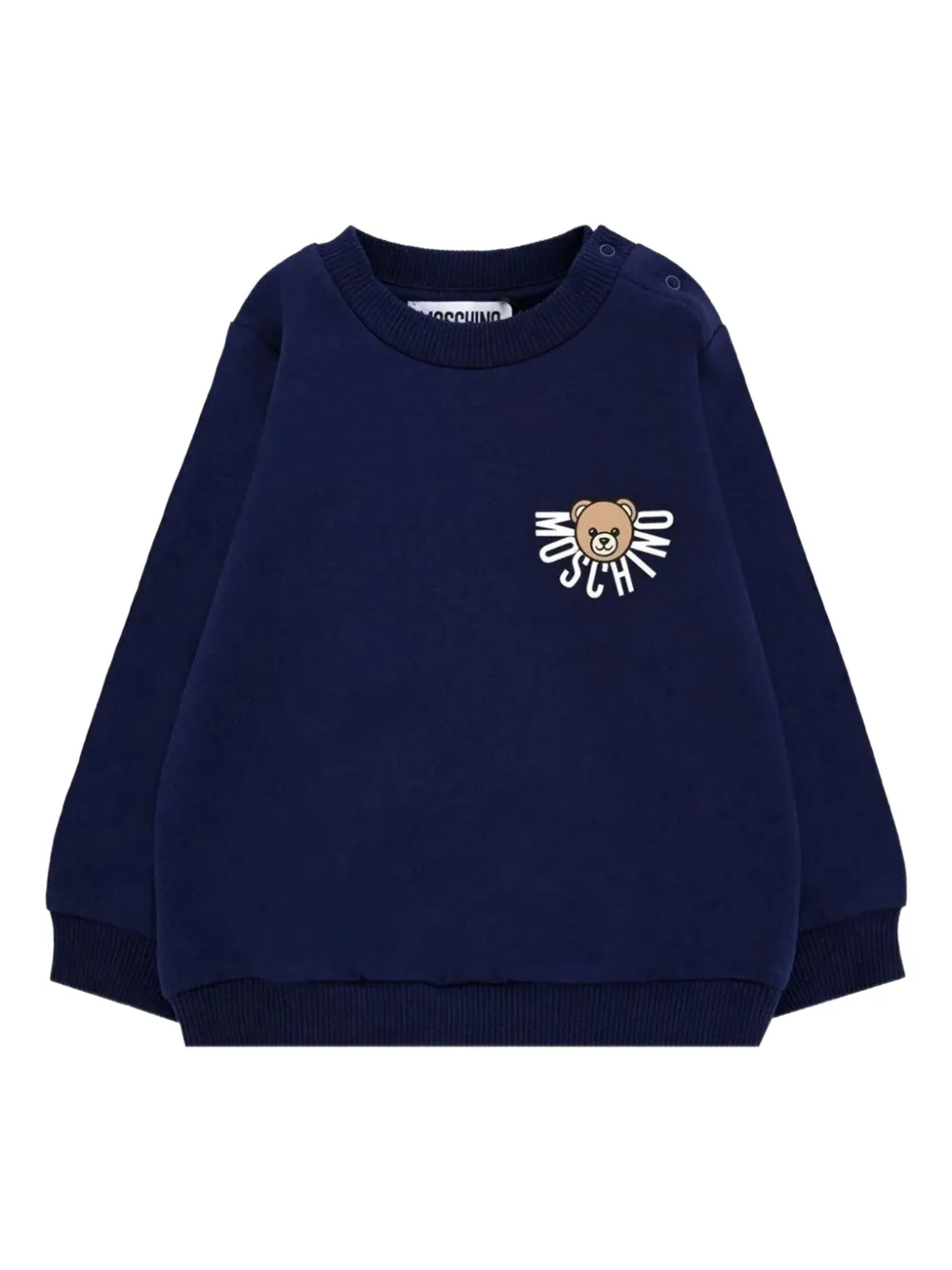 Толстовка с логотипом Moschino Kids, синий
Толстовка с логотипом Moschino Kids, синий