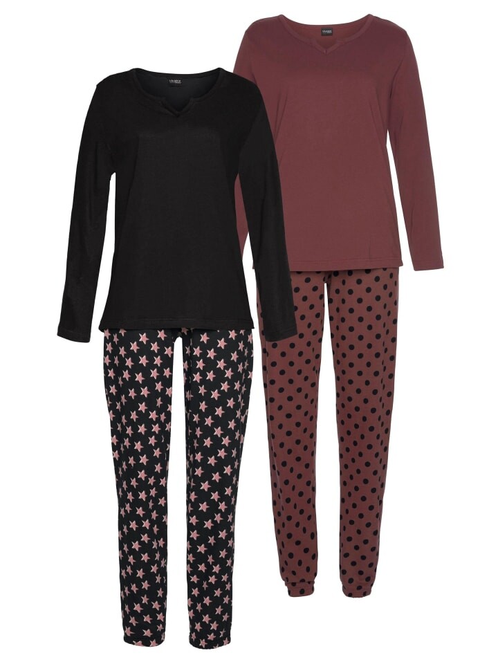 Пижама VIVANCE DREAMS, цвет bordeaux, schwarz
Пижама VIVANCE DREAMS, цвет bordeaux, schwarz