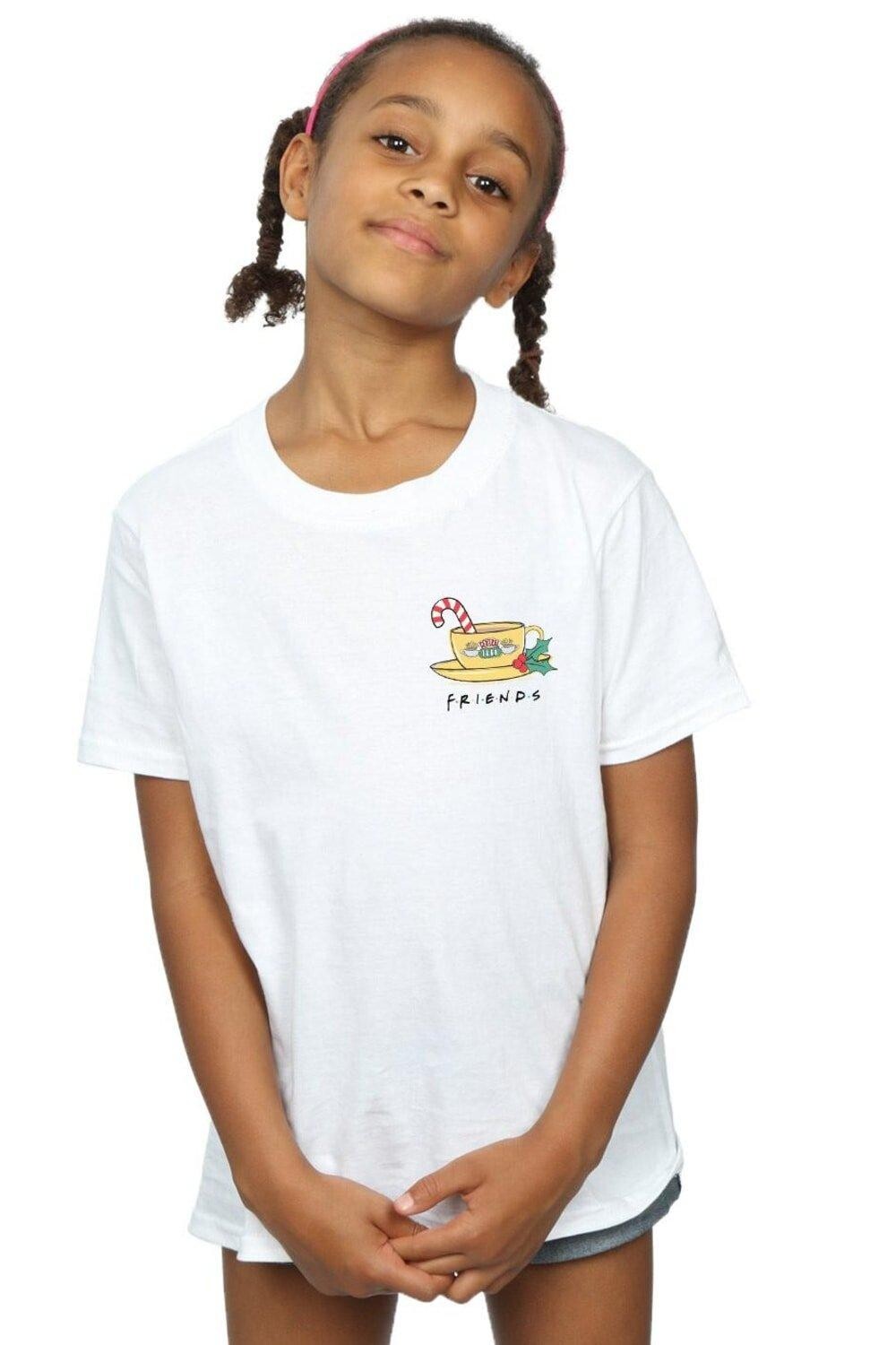 Рождественская кофейная кружка, хлопковая футболка с принтом на груди Friends, белый
Рождественская кофейная кружка, хлопковая футболка с принтом на груди Friends, белый