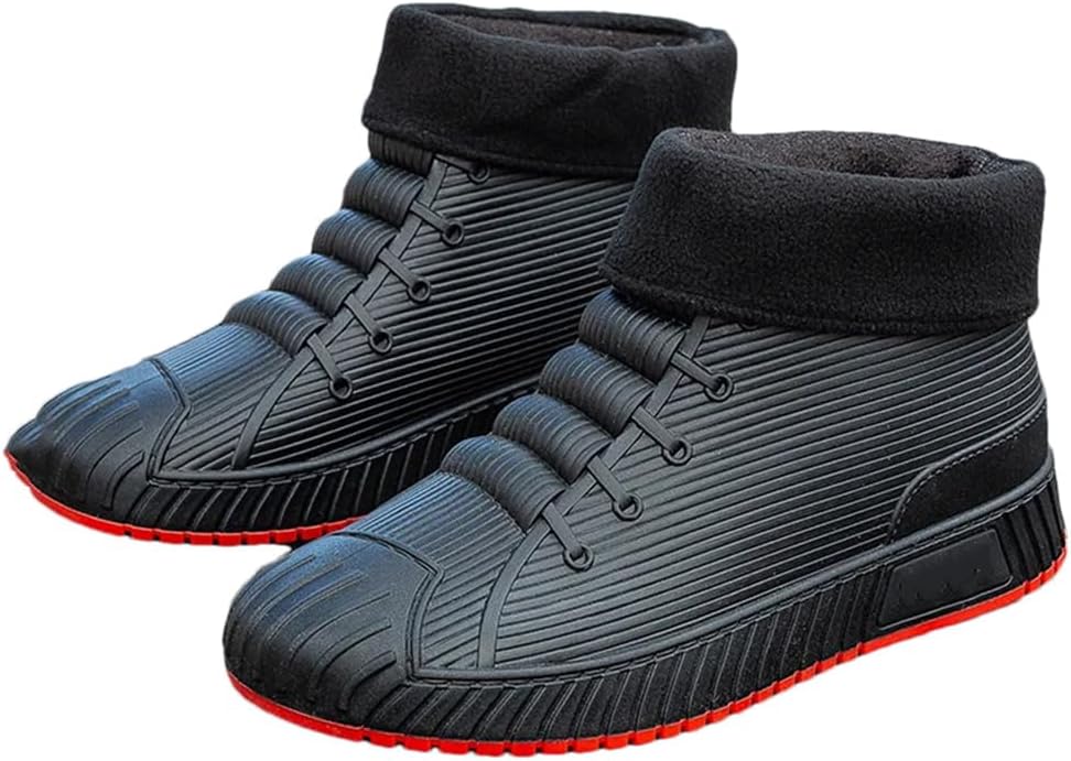 Wjnvfioo Модные мужские и женские резиновые сапоги, сапоги до середины голени, водонепроницаемые ботинки, удобные, противоскользящие рыболовные обувь, черный/красный
Wjnvfioo Модные мужские и женские резиновые сапоги, сапоги до середины голени, водонепроницаемые ботинки, удобные, противоскользящие рыболовные обувь, черный/красный