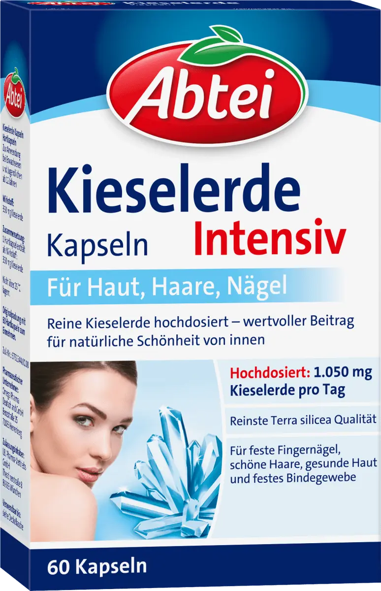 Интенсивные капсулы с силикагелем 60 шт. Abtei
Интенсивные капсулы с силикагелем 60 шт. Abtei