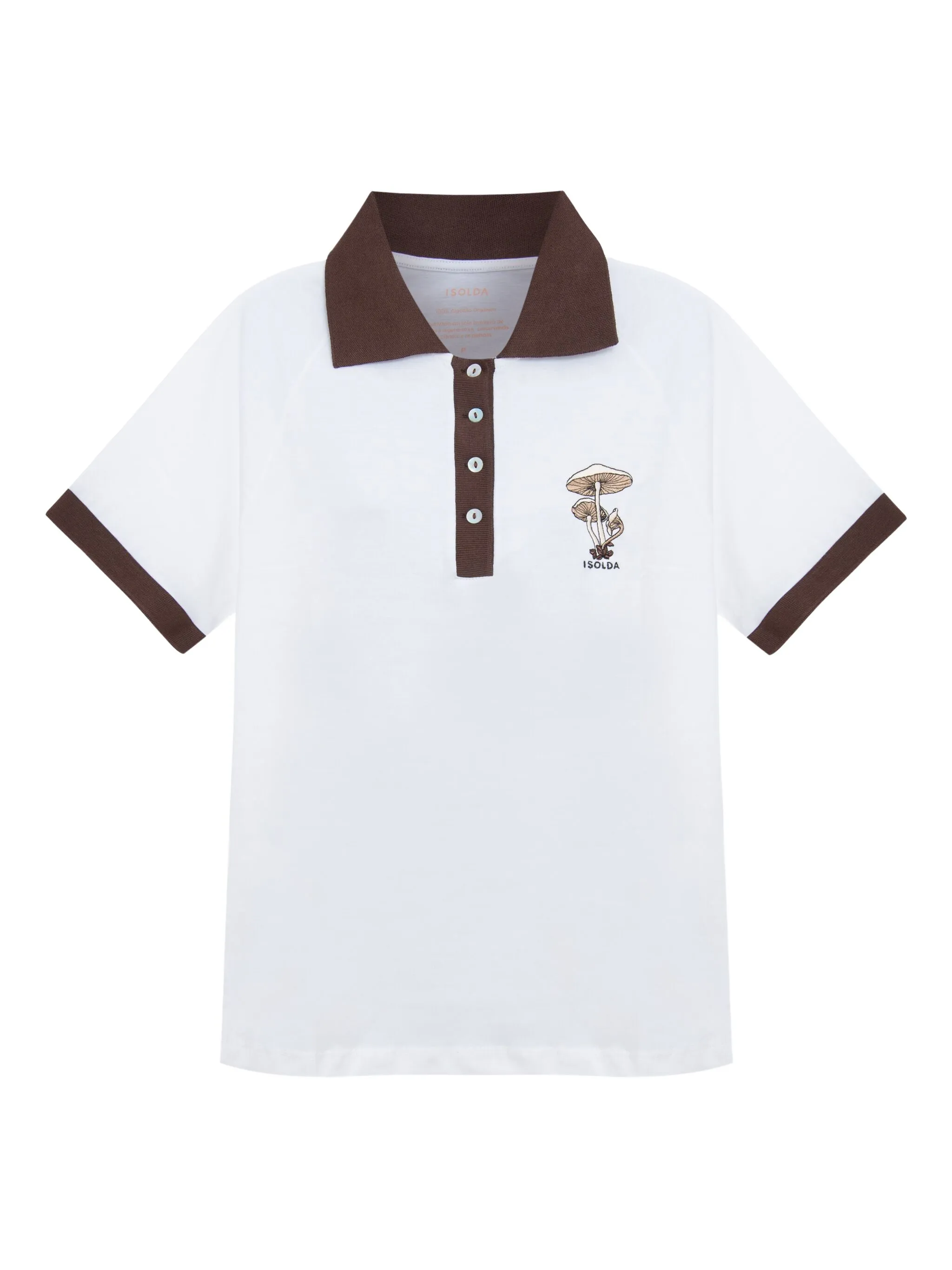 Рубашка поло с вышивкой Isolda, белый
Рубашка поло с вышивкой Isolda, белый