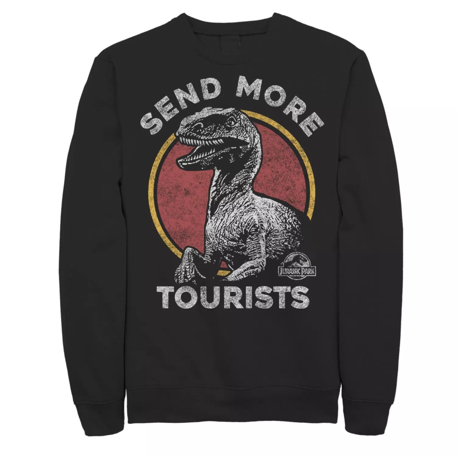 Мужская футболка Jurassic Park Raptor с надписью «Присылайте больше туристов» Licensed Character
Мужская футболка Jurassic Park Raptor с надписью «Присылайте больше туристов» Licensed Character