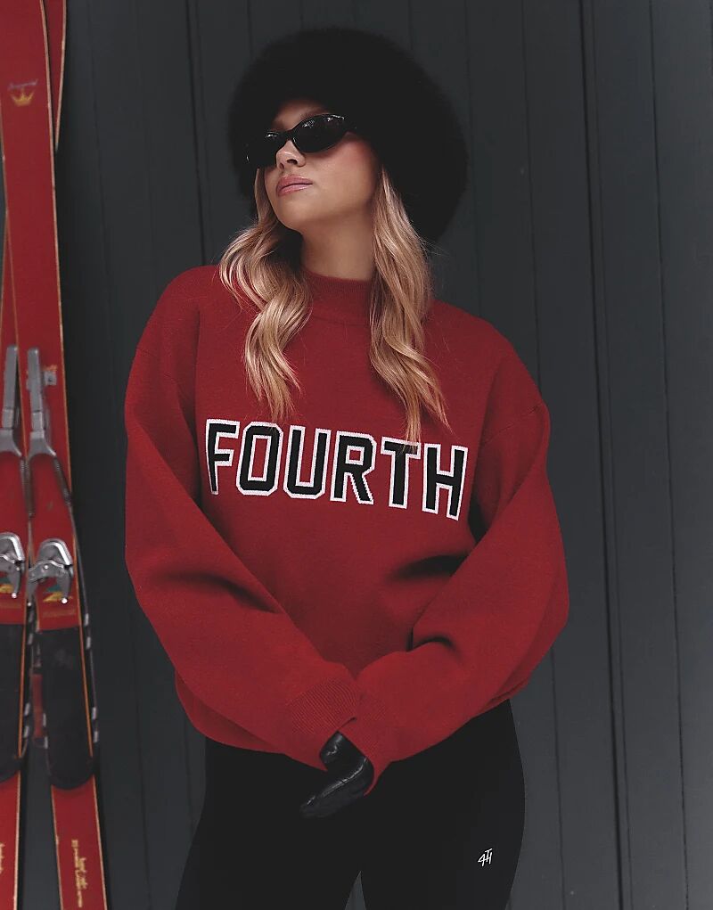 Джемпер жаккардовой вязки с логотипом Felicia Wedin Apres Ski красного цвета 4th & Reckless
Джемпер жаккардовой вязки с логотипом Felicia Wedin Apres Ski красного цвета 4th & Reckless