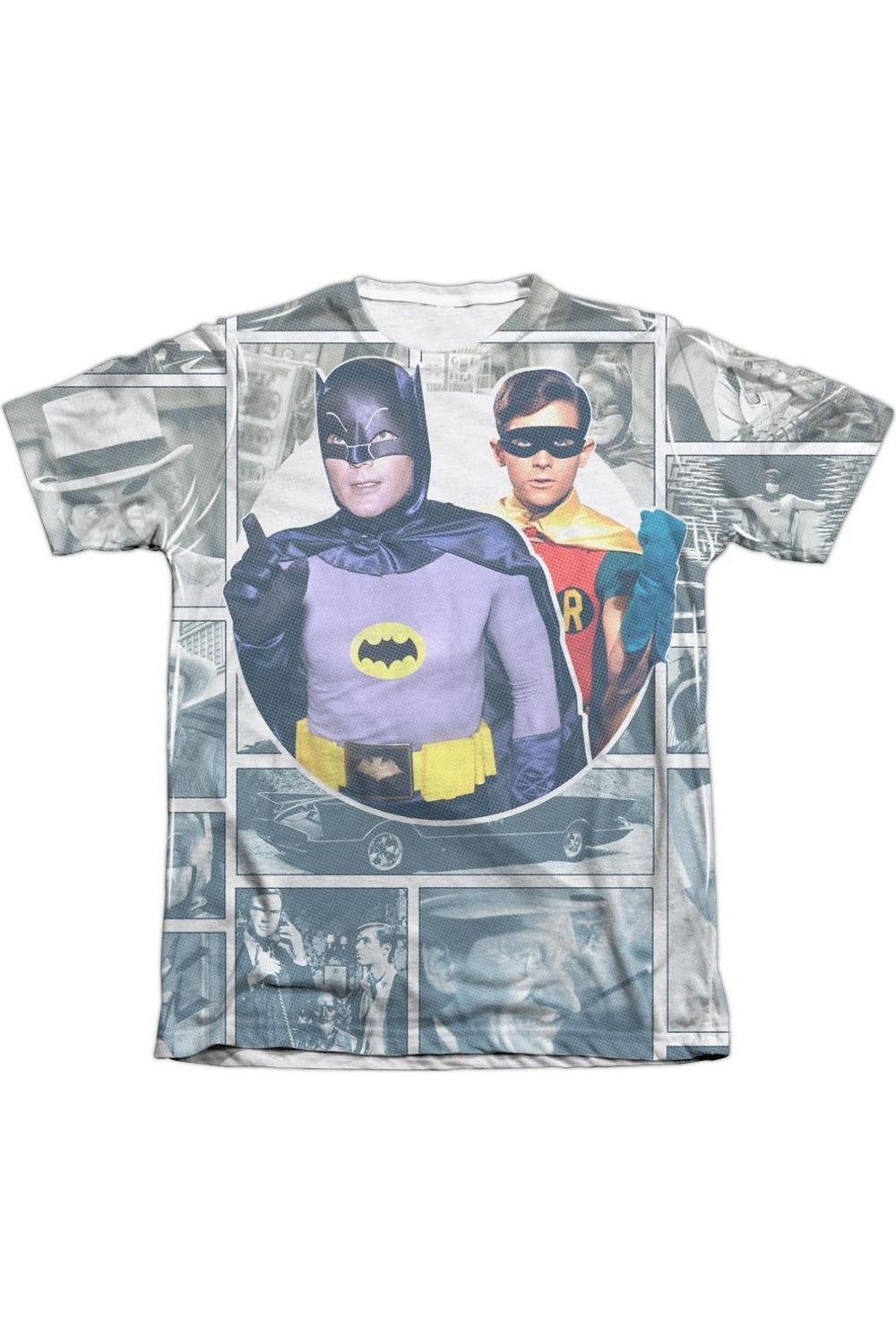 Бэтмен Классический ТВ 60-х Панели Взрослые Поли/Хлопок Короткий рукав Футболка / Футболка Gildan, белый
Бэтмен Классический ТВ 60-х Панели Взрослые Поли/Хлопок Короткий рукав Футболка / Футболка Gildan, белый