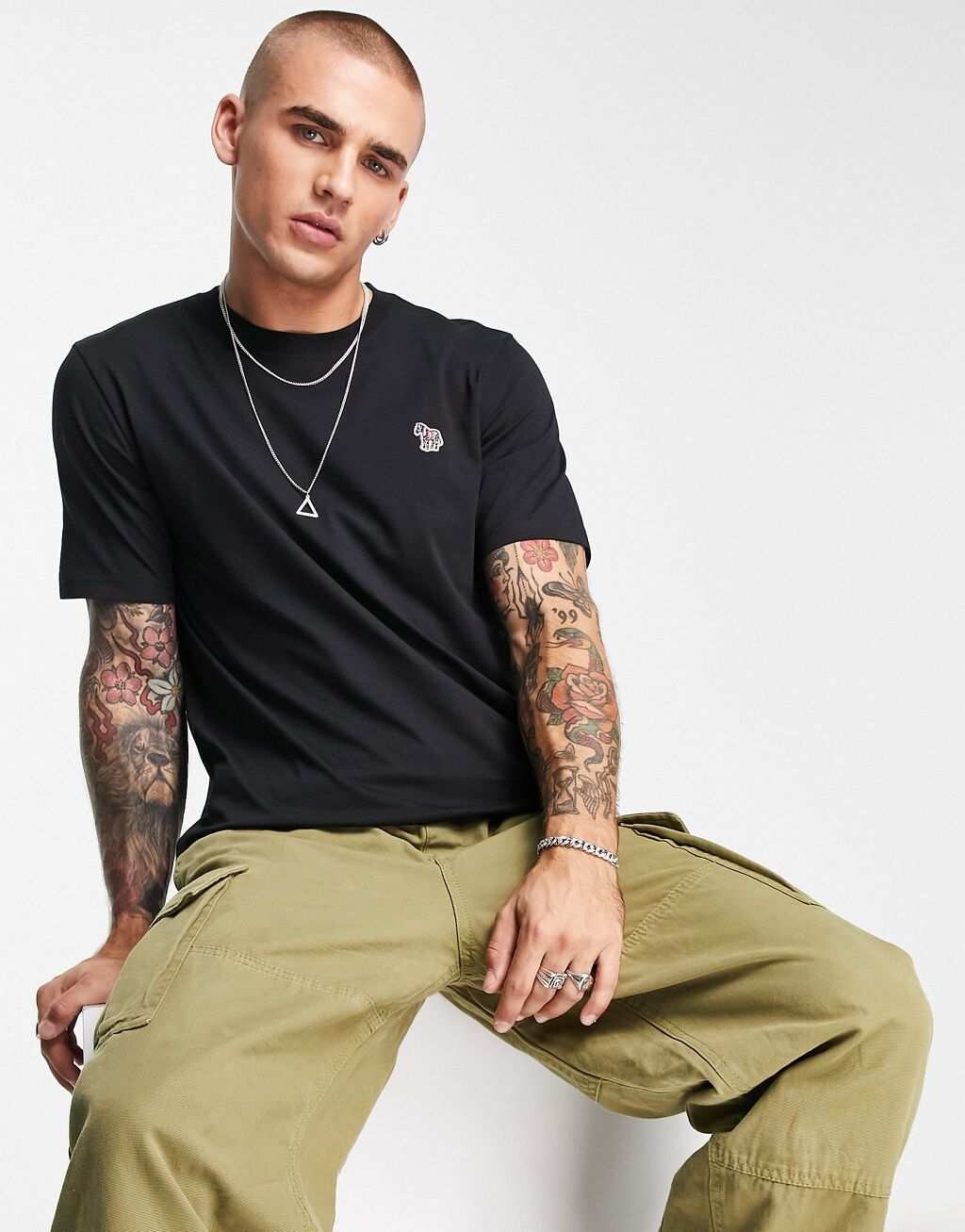 Черная футболка с логотипом стандартного кроя PS Paul Smith, Черный, Черная футболка с логотипом стандартного кроя PS Paul Smith
Черная футболка с логотипом стандартного кроя PS Paul Smith, Черный, Черная футболка с логотипом стандартного кроя PS Paul Smith