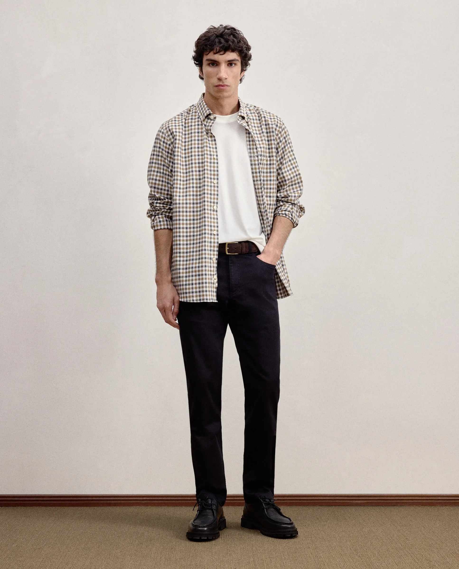 Мужские спортивные брюки с пятью карманами из хлопкового трикотажа Dustin, черный
Мужские спортивные брюки с пятью карманами из хлопкового трикотажа Dustin, черный