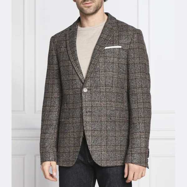 Элегантная приталенная куртка-хогиз с добавлением шерсти Joop!, коричневый
Элегантная приталенная куртка-хогиз с добавлением шерсти Joop!, коричневый