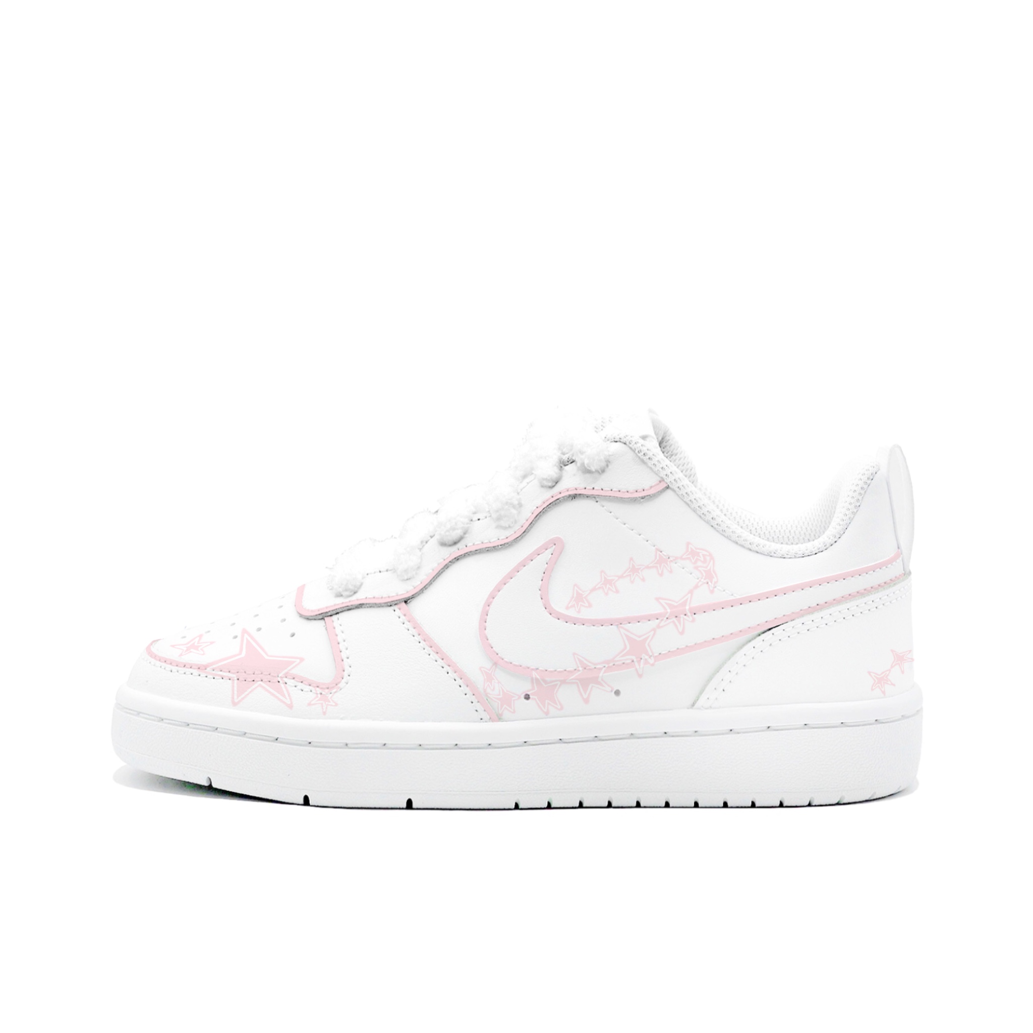Nike Кроссовки для скейтбординга Court Borough Star Feather Love низкие детские White Pink Unisex
Nike Кроссовки для скейтбординга Court Borough Star Feather Love низкие детские White Pink Unisex