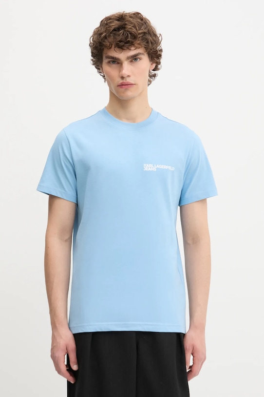 Хлопковая футболка Karl Lagerfeld Jeans, синий
Хлопковая футболка Karl Lagerfeld Jeans, синий