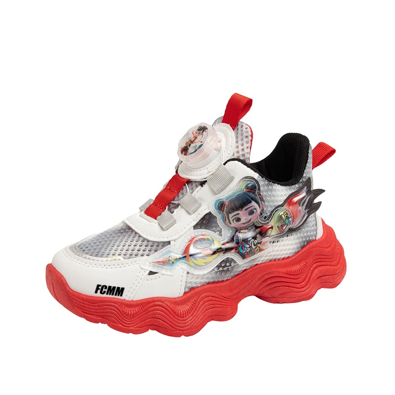 Противоскользящая и дышащая повседневная обувь для детей FCMM, красный 
Противоскользящая и дышащая повседневная обувь для детей FCMM, красный
