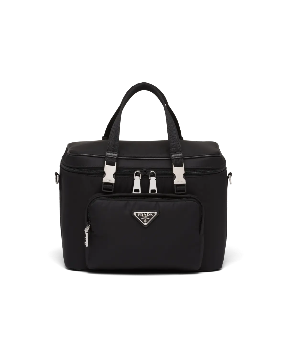 Пикниковая сумка из переработанного нейлона Prada, черный
Пикниковая сумка из переработанного нейлона Prada, черный