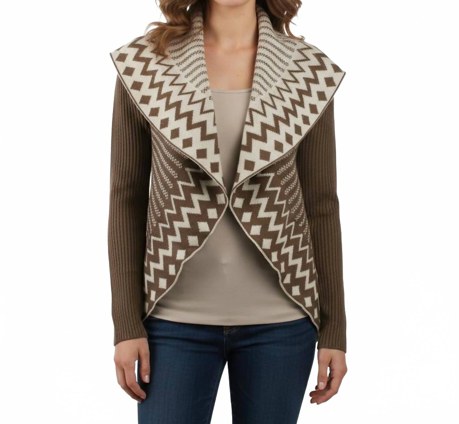 Кардиган с длинными рукавами в рубчик коричневого цвета Ya Los Angeles, коричневый
Кардиган с длинными рукавами в рубчик коричневого цвета Ya Los Angeles, коричневый