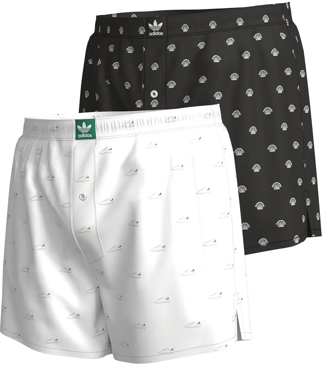 Веб-боксеры Adidas Originals "Comfort Cotton" (2 шт. в упаковке) с принтом логотипа по всей поверхности, цвет Assorted
Веб-боксеры Adidas Originals "Comfort Cotton" (2 шт. в упаковке) с принтом логотипа по всей поверхности, цвет Assorted