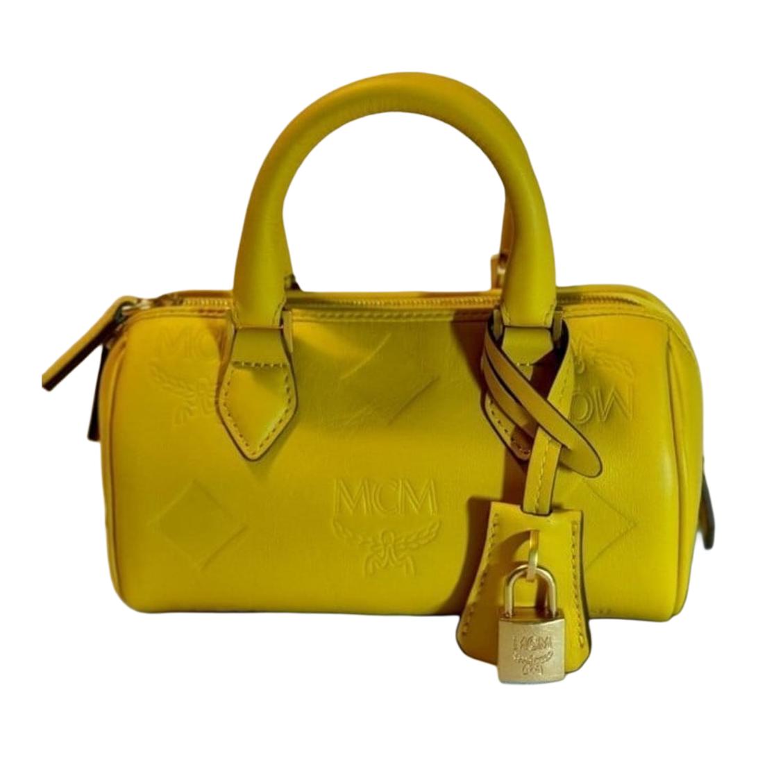 MCM Сумка boston из коровьей кожи, сумка через плечо, кроссбоди, маленькая женская сумка yellow
MCM Сумка boston из коровьей кожи, сумка через плечо, кроссбоди, маленькая женская сумка yellow