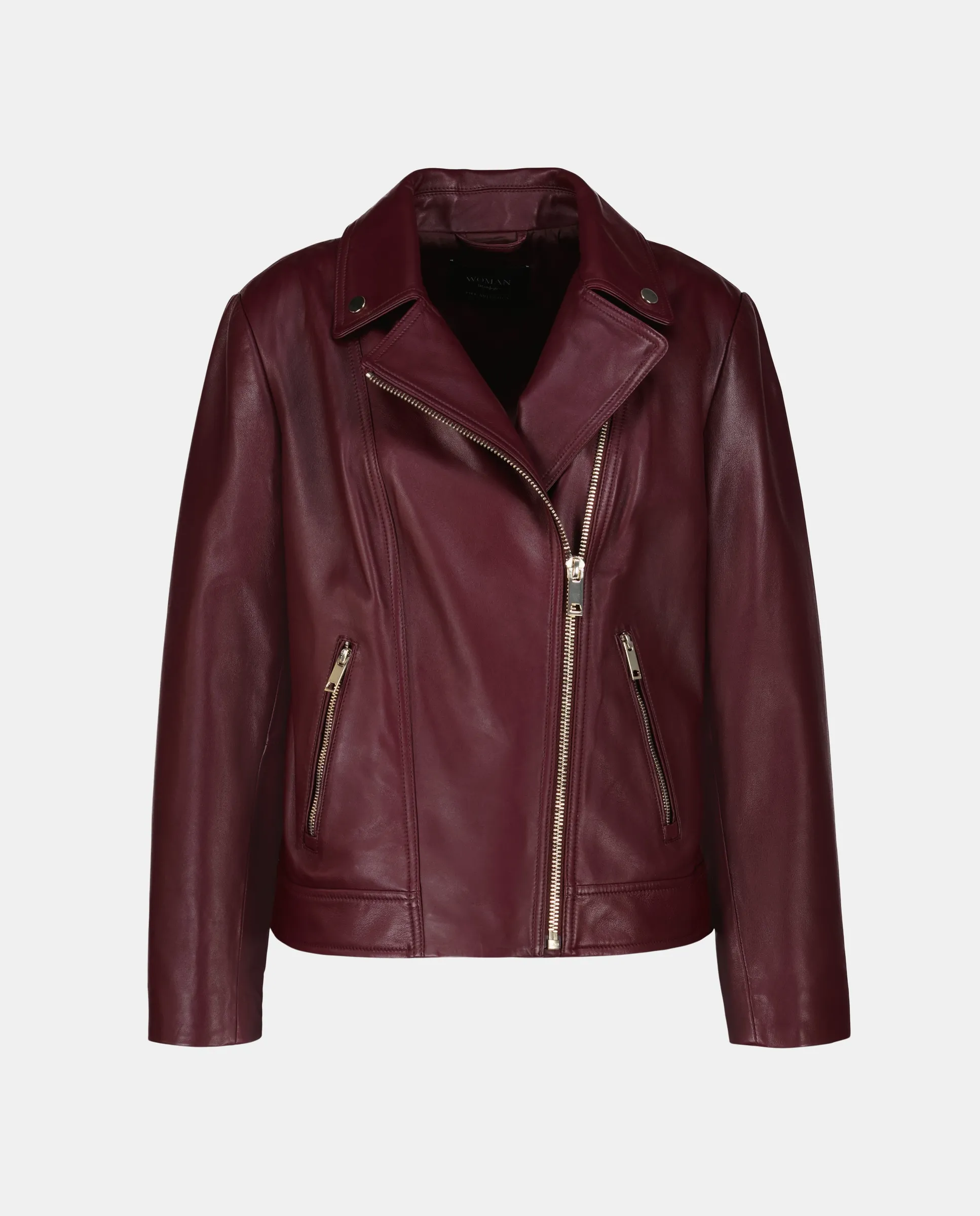 Женская кожаная куртка байкера с диагональной молнией Woman El Corte Inglés, бордовый, Красный, Женская кожаная куртка байкера с диагональной молнией Woman El Corte Inglés, бордовый
Женская кожаная куртка байкера с диагональной молнией Woman El Corte Inglés, бордовый, Красный, Женская кожаная куртка байкера с диагональной молнией Woman El Corte Inglés, бордовый