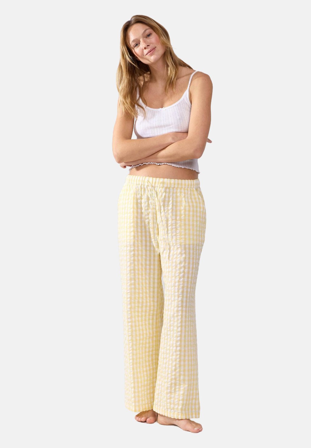 Пижамные штаны Lindex, светло-желтый
Пижамные штаны Lindex, светло-желтый