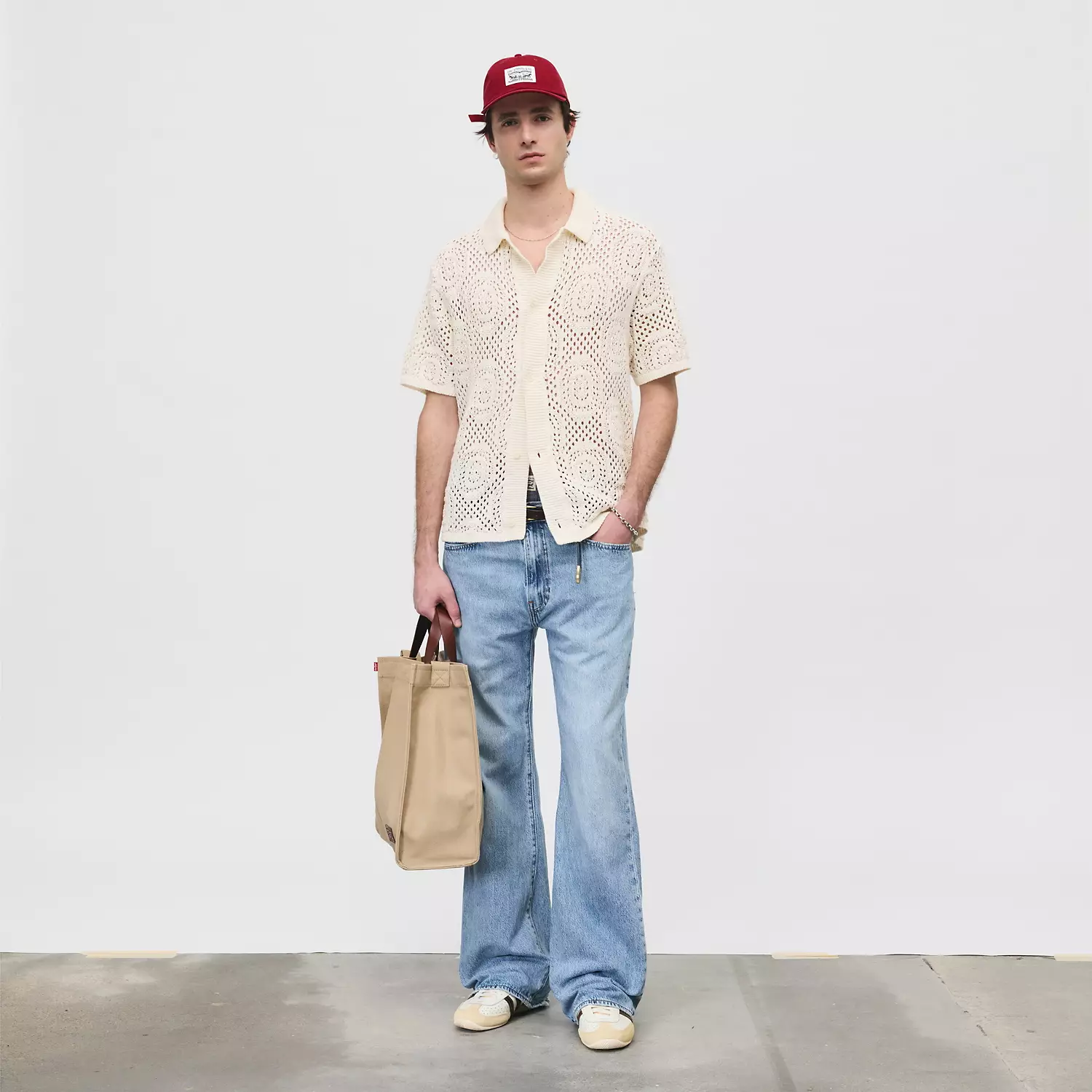 Свитер Походная рубашка Levi's, цвет Pointelle Crochet Egret - Multi-Color 
Свитер Походная рубашка Levi's, цвет Pointelle Crochet Egret - Multi-Color